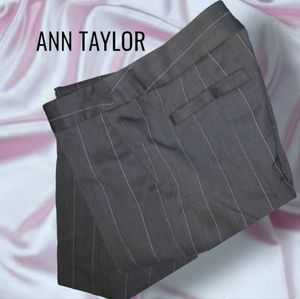 Ann Taylor pink striped pants